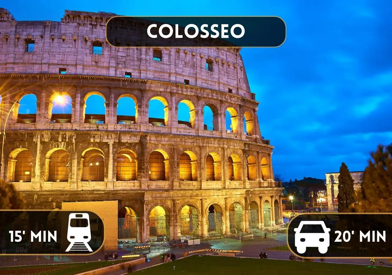 Colosseo A 15 Minuti - Suite Elegante In Centro Rome Apartment